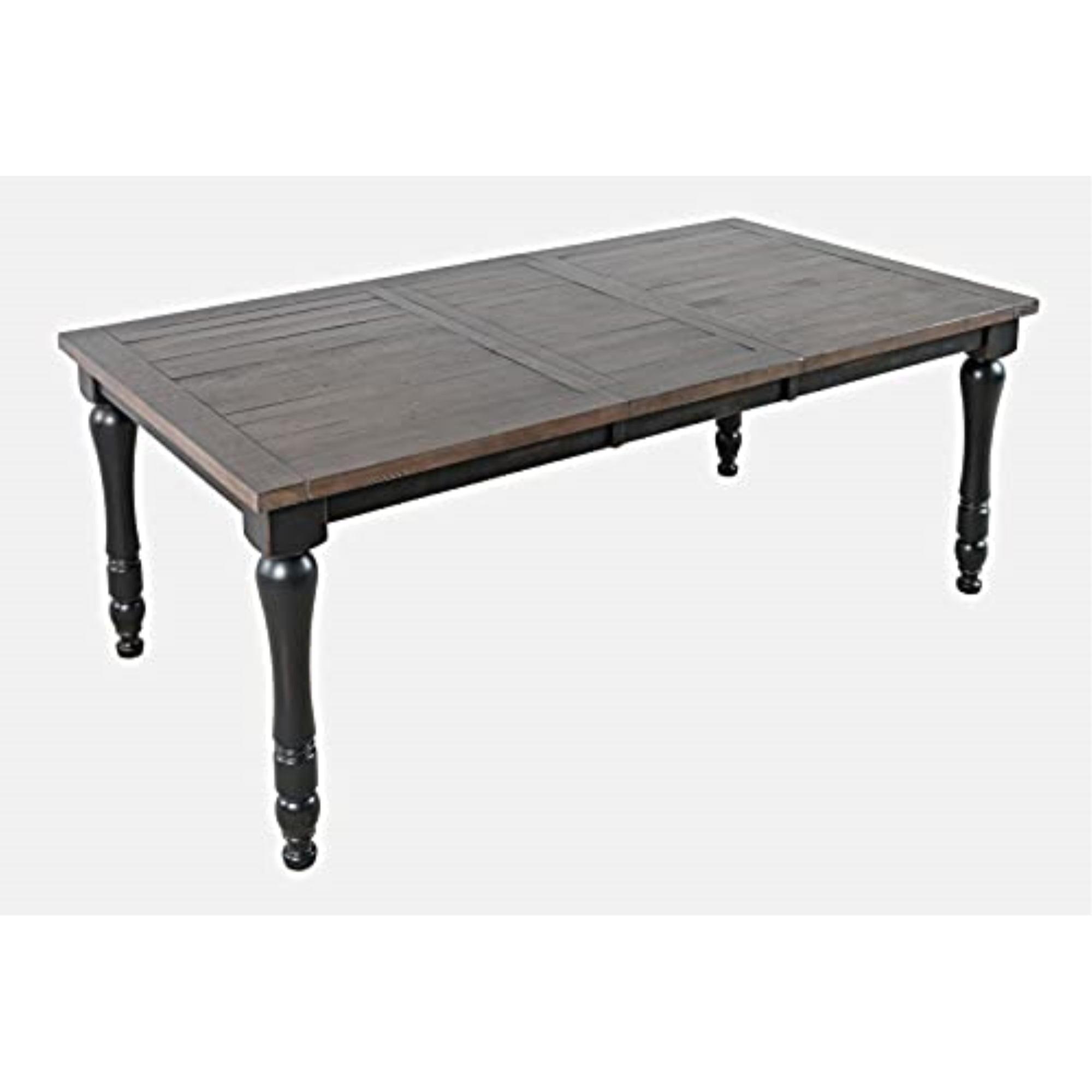 Madison County 78" Reclaimed Pine Black Farmhouse Dining Table