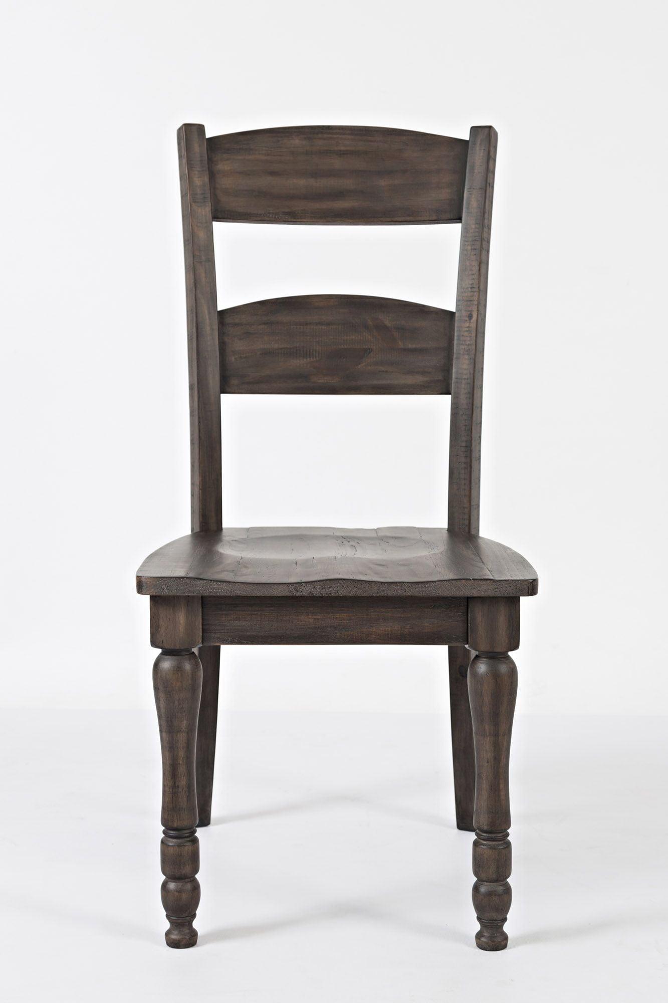 Madison County Rustic Reclaimed Pine Ladderback Side Chair