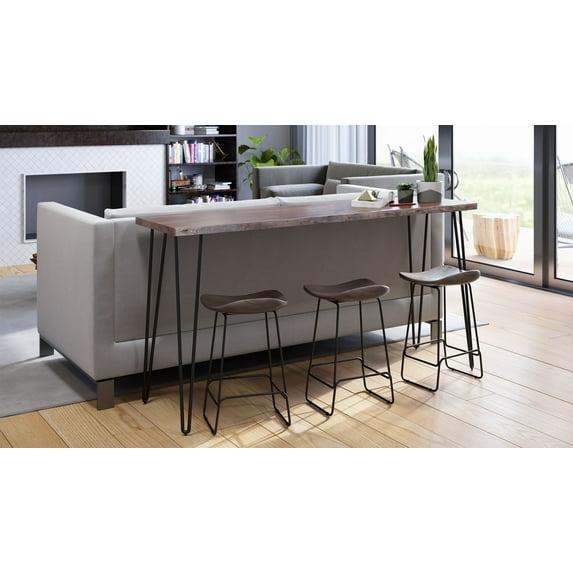 Jofran,Nature'S Edge Solid Acacia Counter Height Sofa Dining Table