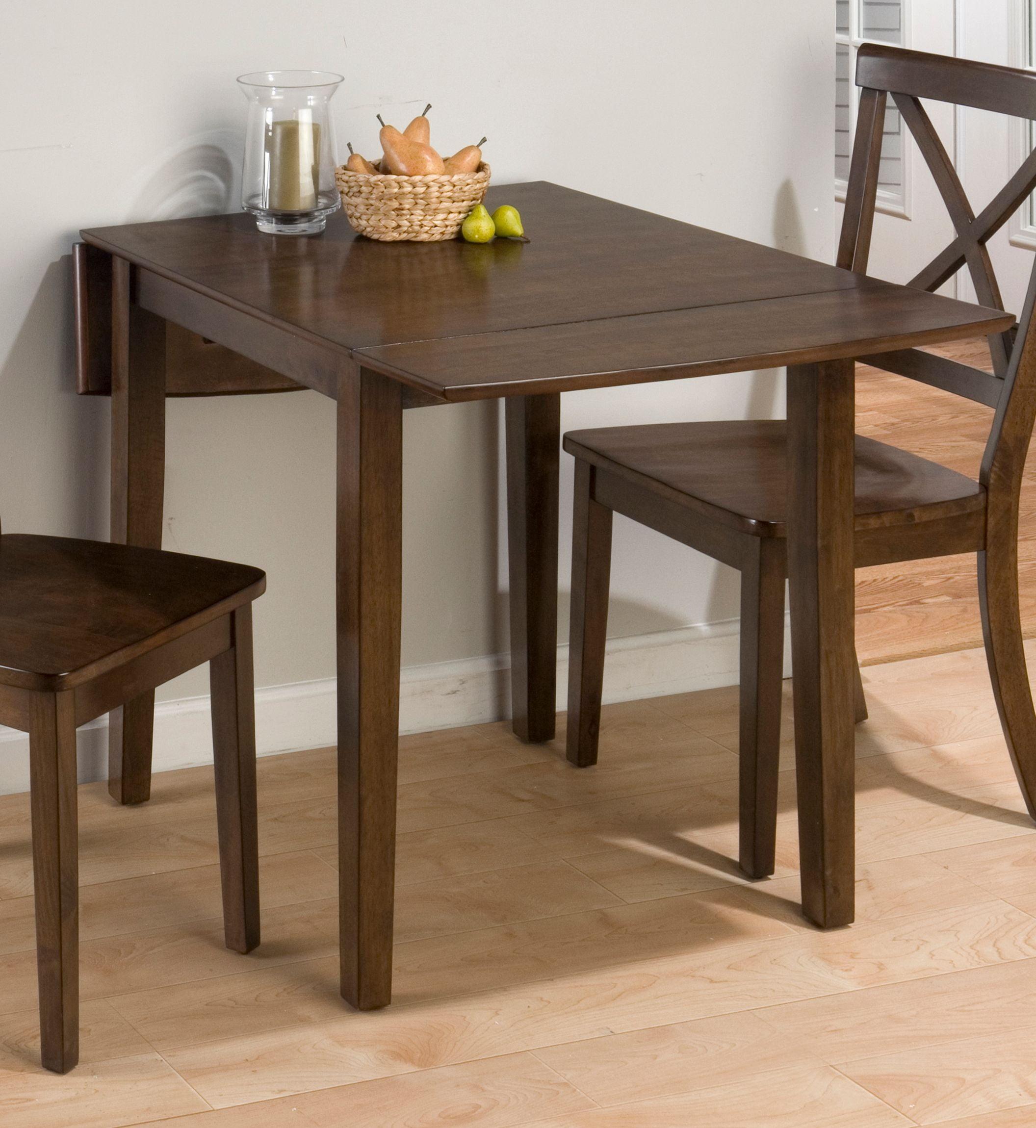 Casual Traditional Extendable Brown Dining Table with Cherry Finish