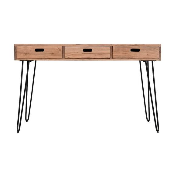 Jofran, Rollins Solid Acacia USB Charging Desk