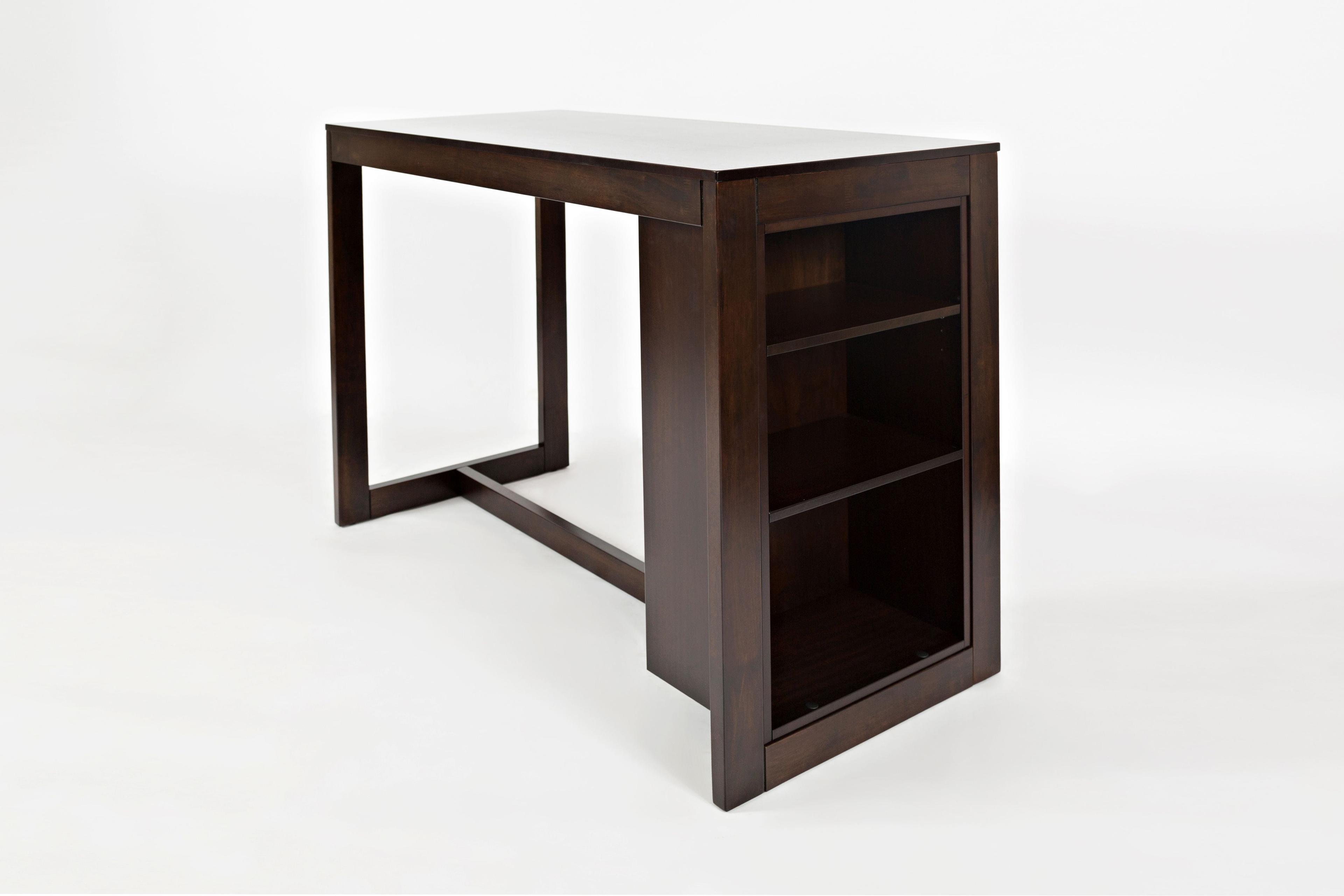 Jofran Tribeca Counter Height 48" Dining Table with Shelving