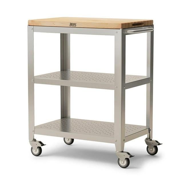 John Boos Cucina John Boos BBQ Collection Reversible Wood Cutting Board w/Juice Groove, Maple