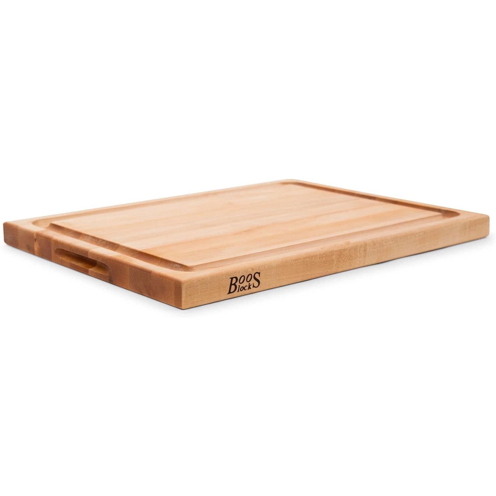 John Boos Wide Reversible Oval Cutting/Carving Board with Juice Groove