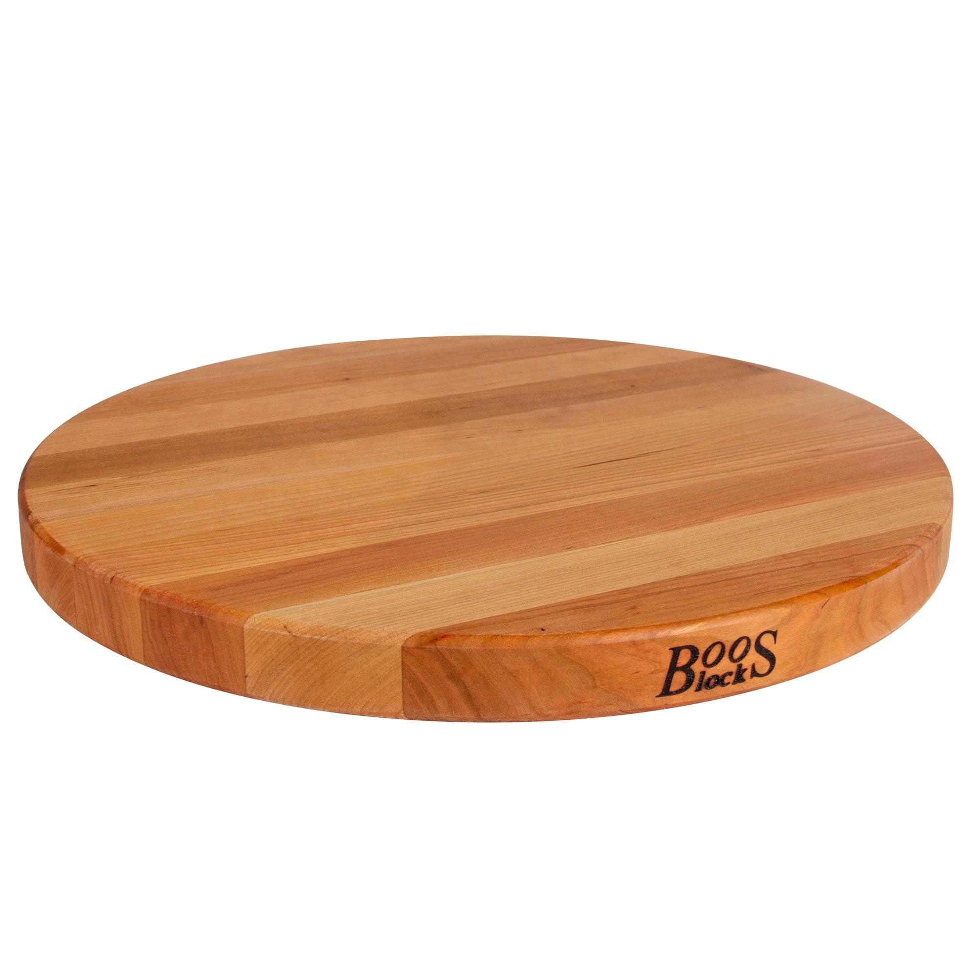 John Boos John Boos 18" Round Cutting Board, 1.5" Edge Grain