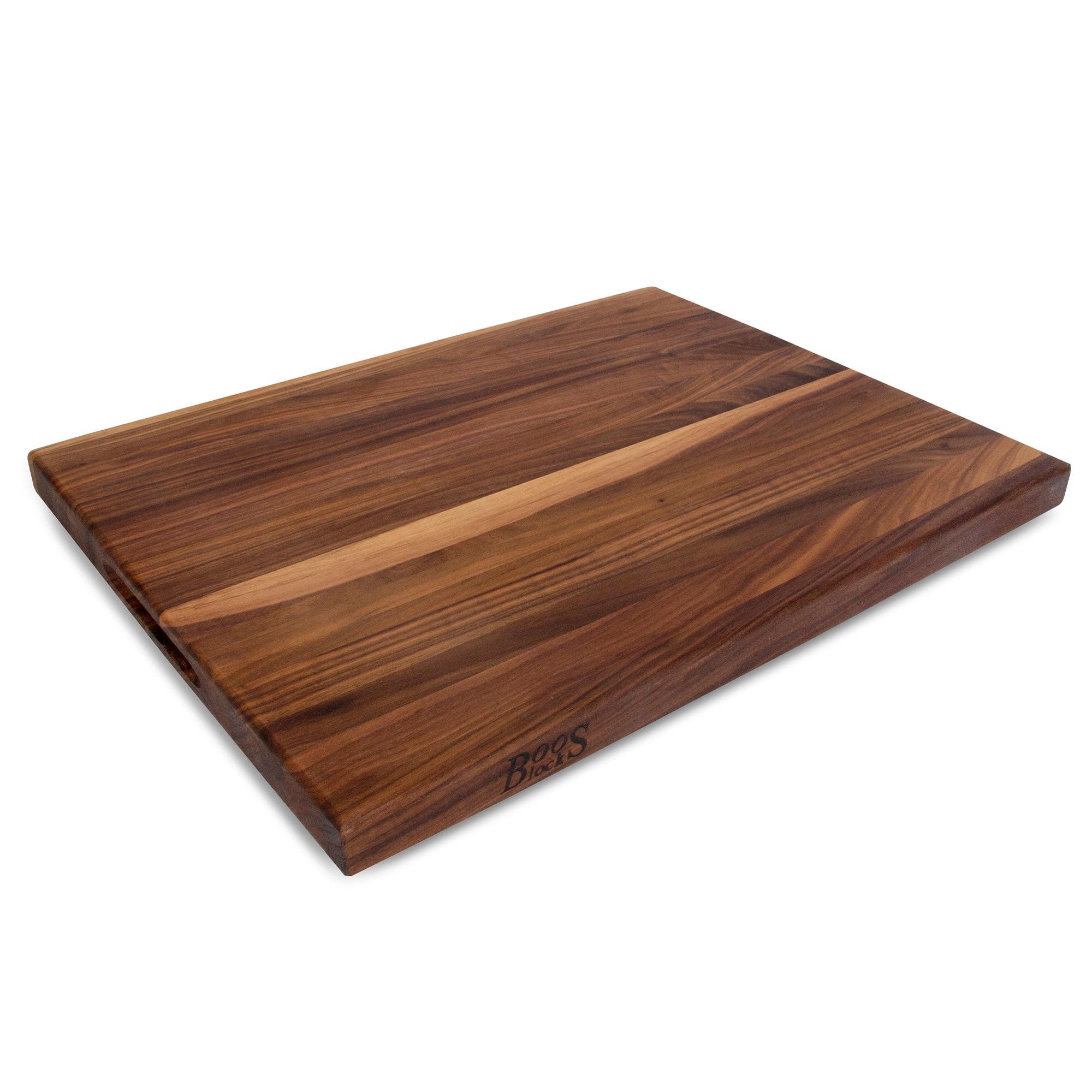 John Boos Large Walnut Reversible Wood Cutting Board