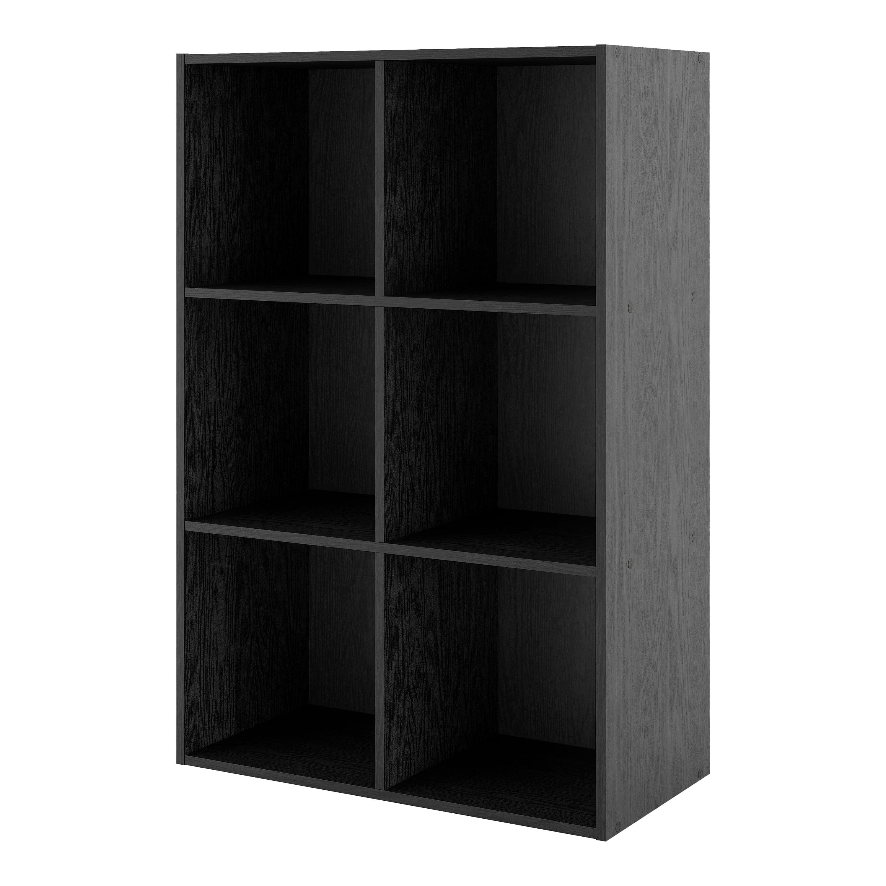 24/7 Shop At Home 35" Silkpath Modern 6 Cube Stackable and Modular Bookcase