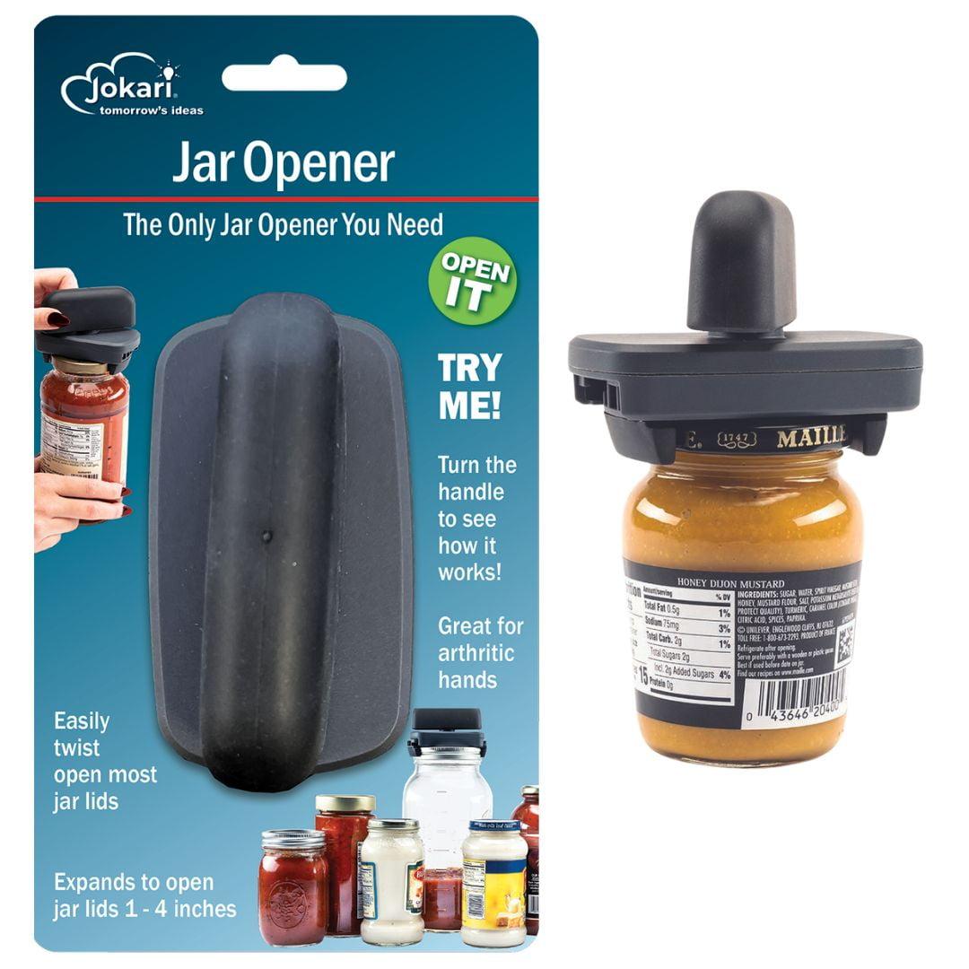 Jokari Jar Opener with Ergonomic Handle and Adjustable Size
