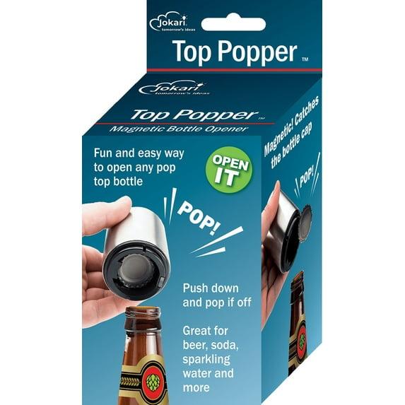 Jokari Magnetic Automatic One Handed Bottle Top Pop Opener for Beer or Soda