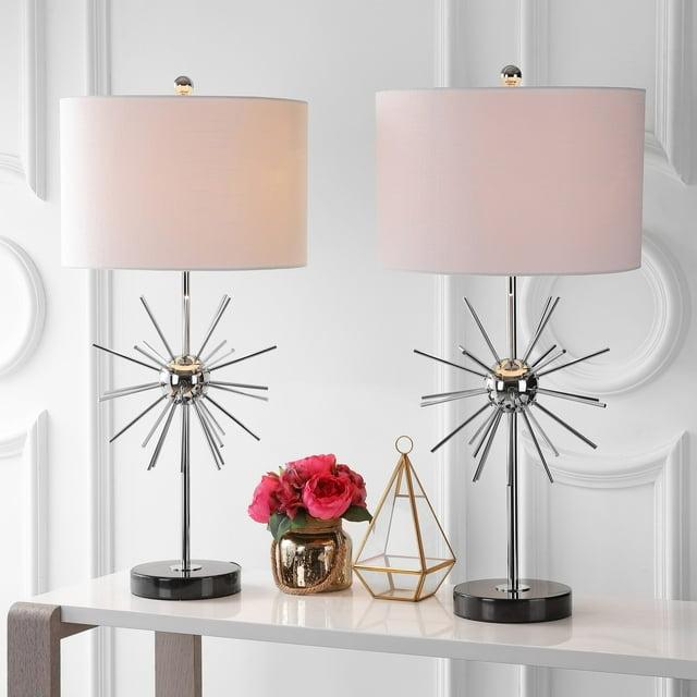 Jonathan Y Aria Metal/Marble Led Table Lamp (Set Of 2)