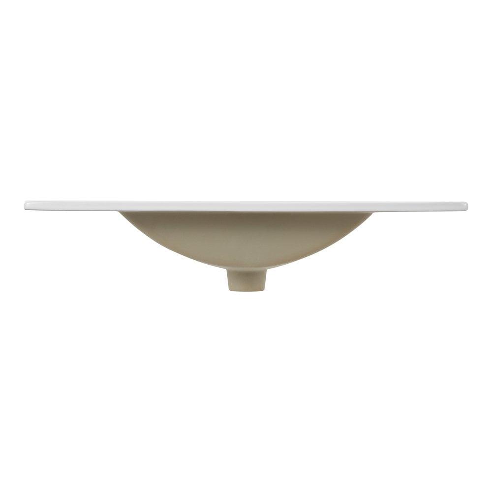 Jonathan Y Ancillary 3-Hole 30" Classic Contemporary Rectangular Ceramic Single Sink Basin Vanity Top