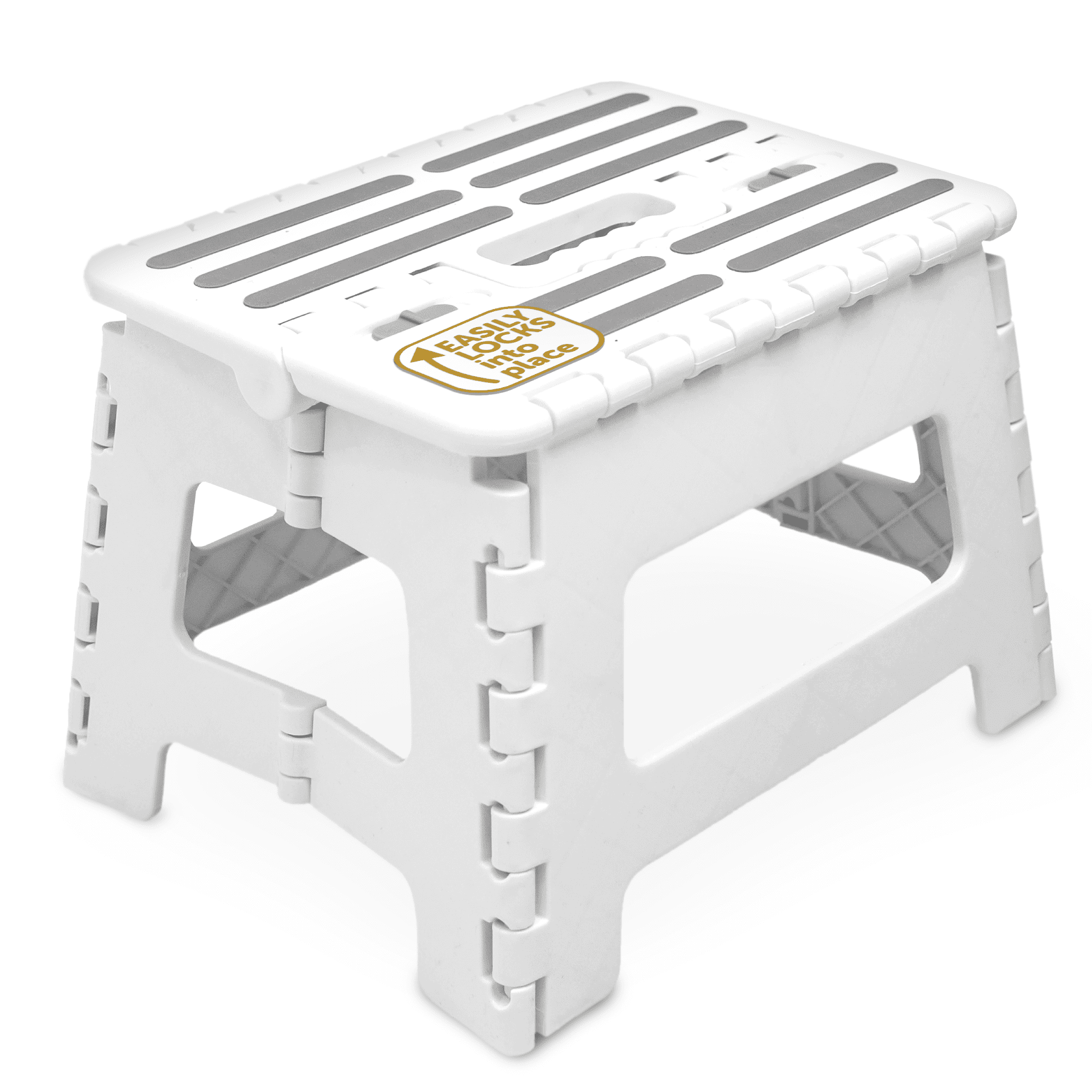 Jool Baby Click 'N Climb Locking Step Stool, Non-Slip, Carry Handle - White