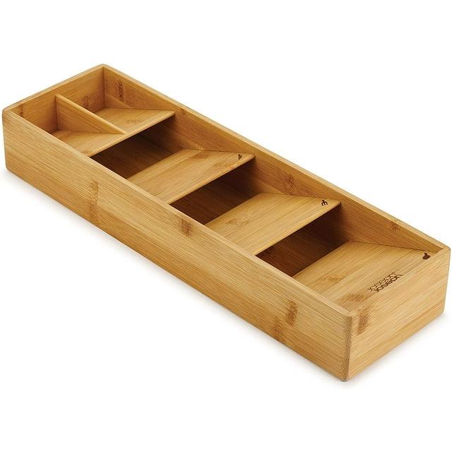 Joseph Joseph DrawerStore Compact Bamboo Silverware Organizer