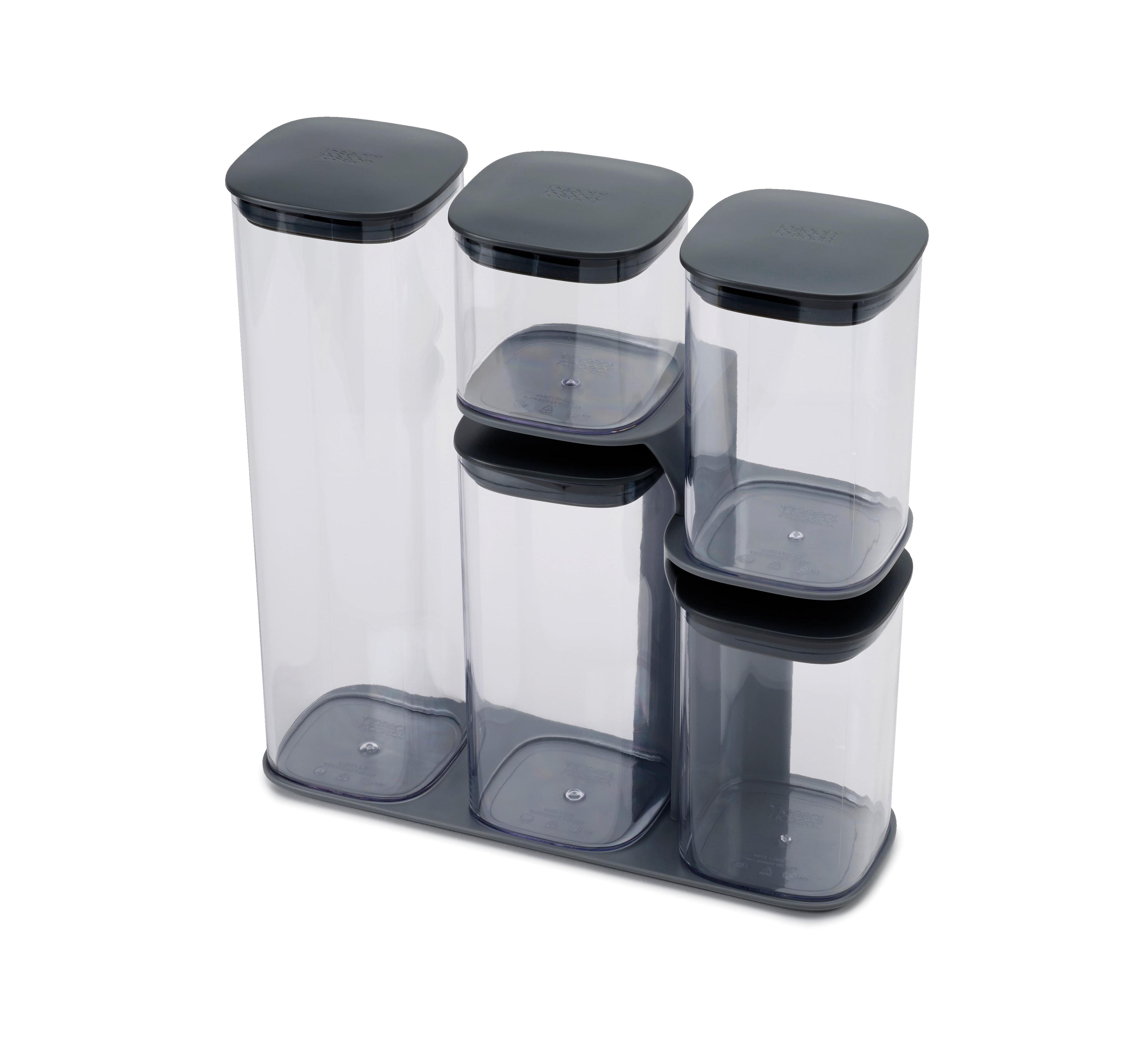 Joseph Joseph Podium 5-Piece Dry Food Storage Container Set with Stand