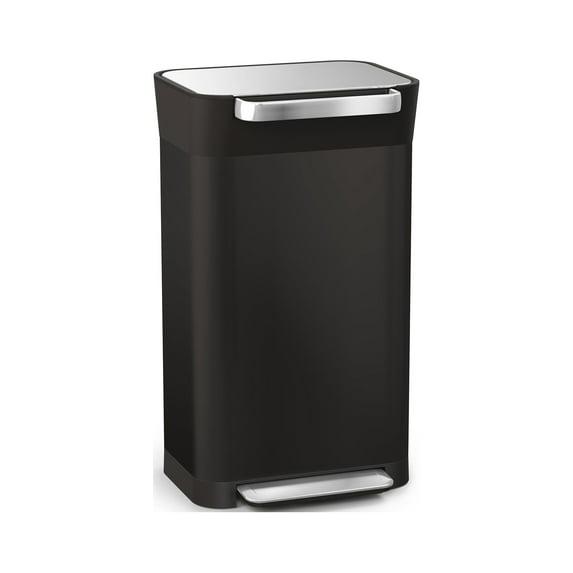 Joseph Joseph Titan 30L Indoor Step Trash Can - Carbon Black