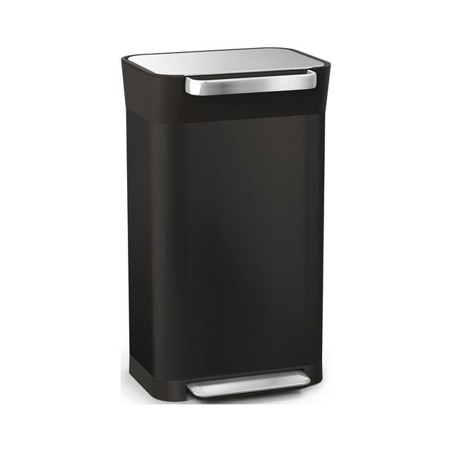 Joseph Joseph Titan 30L Indoor Step Trash Can - Carbon Black