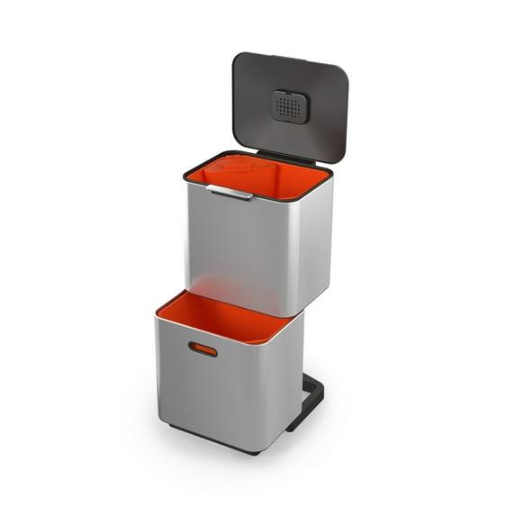 Joseph Joseph Totem Waste & Recycling Dual Kitchen Trash Can