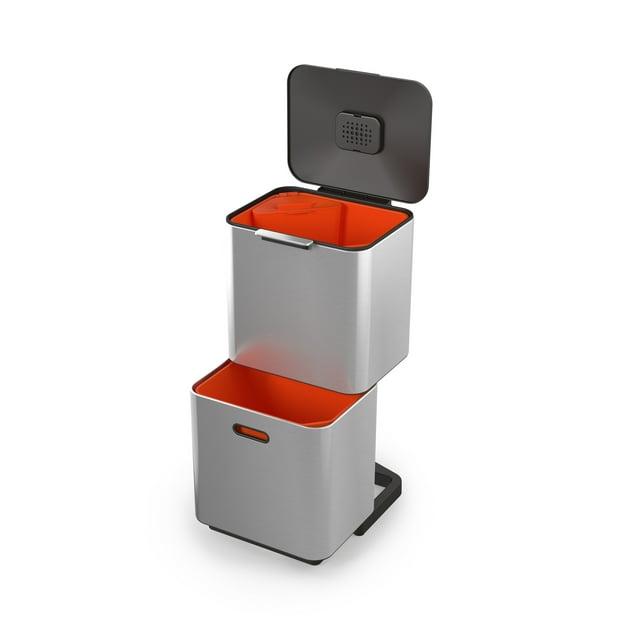 Joseph Joseph Totem Waste & Recycling Dual Kitchen Trash Can