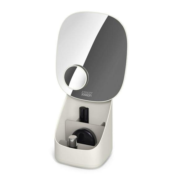 Joseph Joseph Joseph Joseph Viva Makeup Organizer with Pedestal Mirror