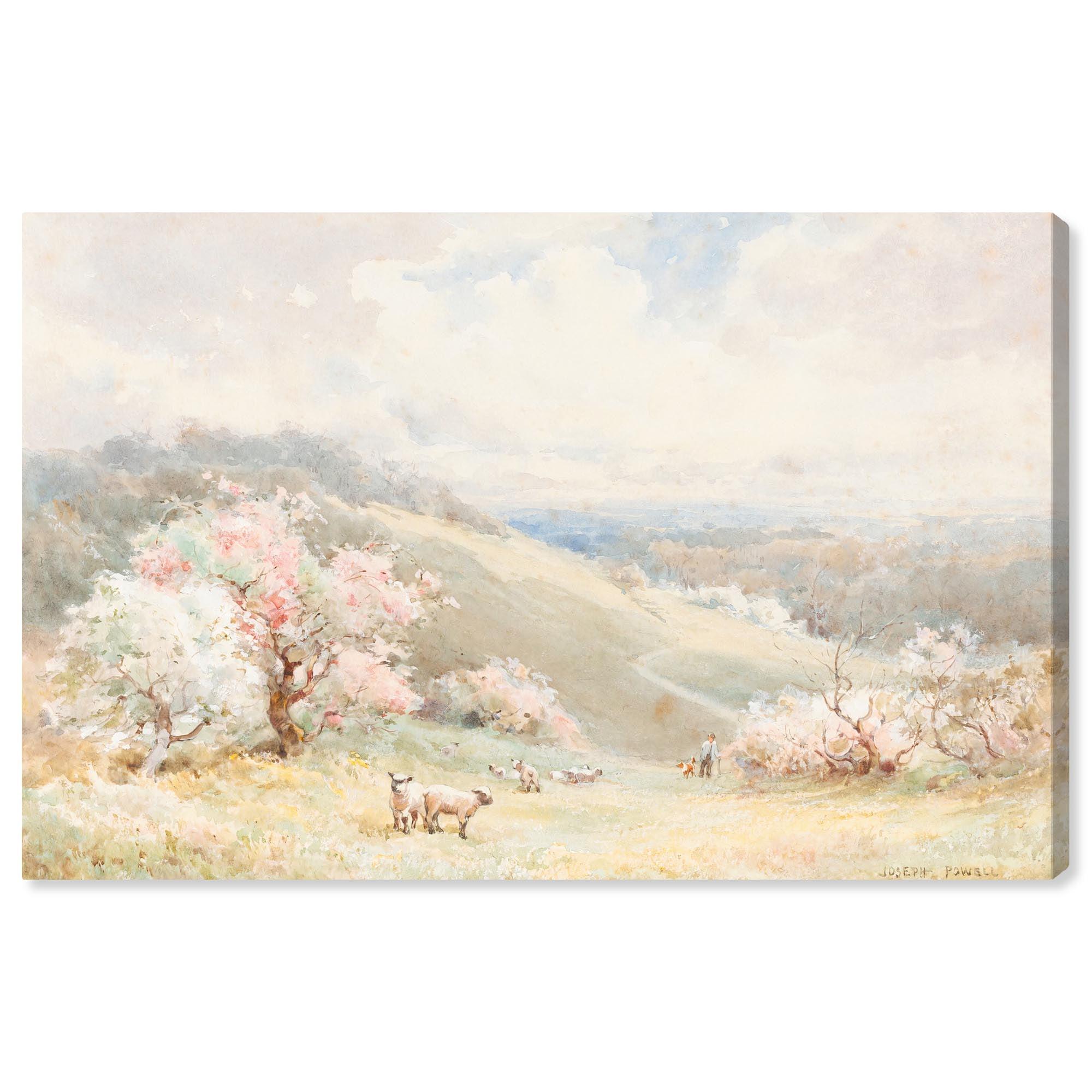 Art Remedy Joseph Rubens Powell Spring Canvas Vintage Art Prints by Art Remedy