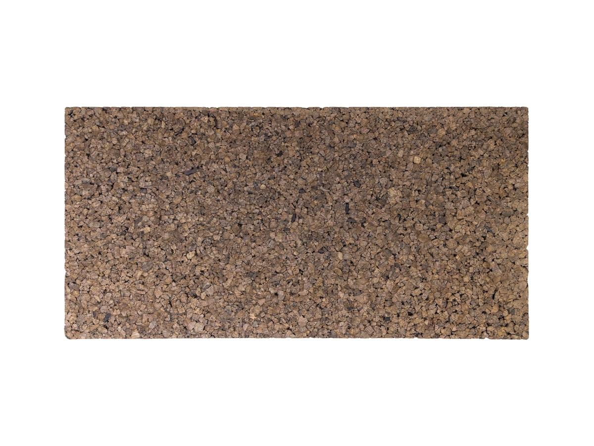 Large Black Agglomerated Corkboard Sheet for Terrarium Background