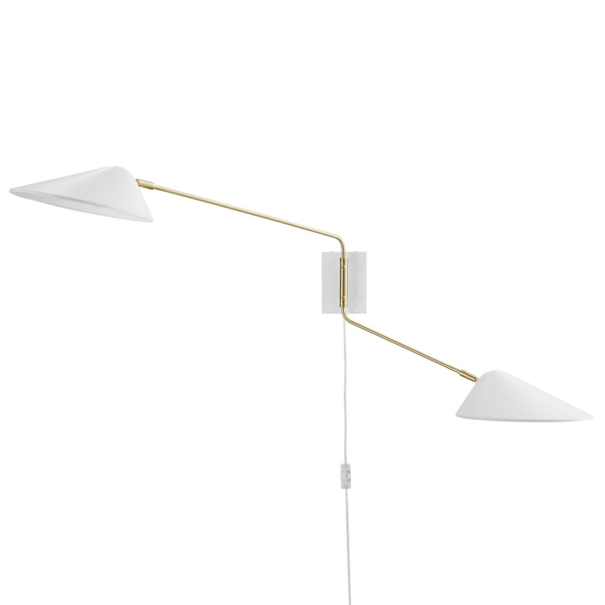 Modway Journey 2-Light Swing Arm Wall Sconce