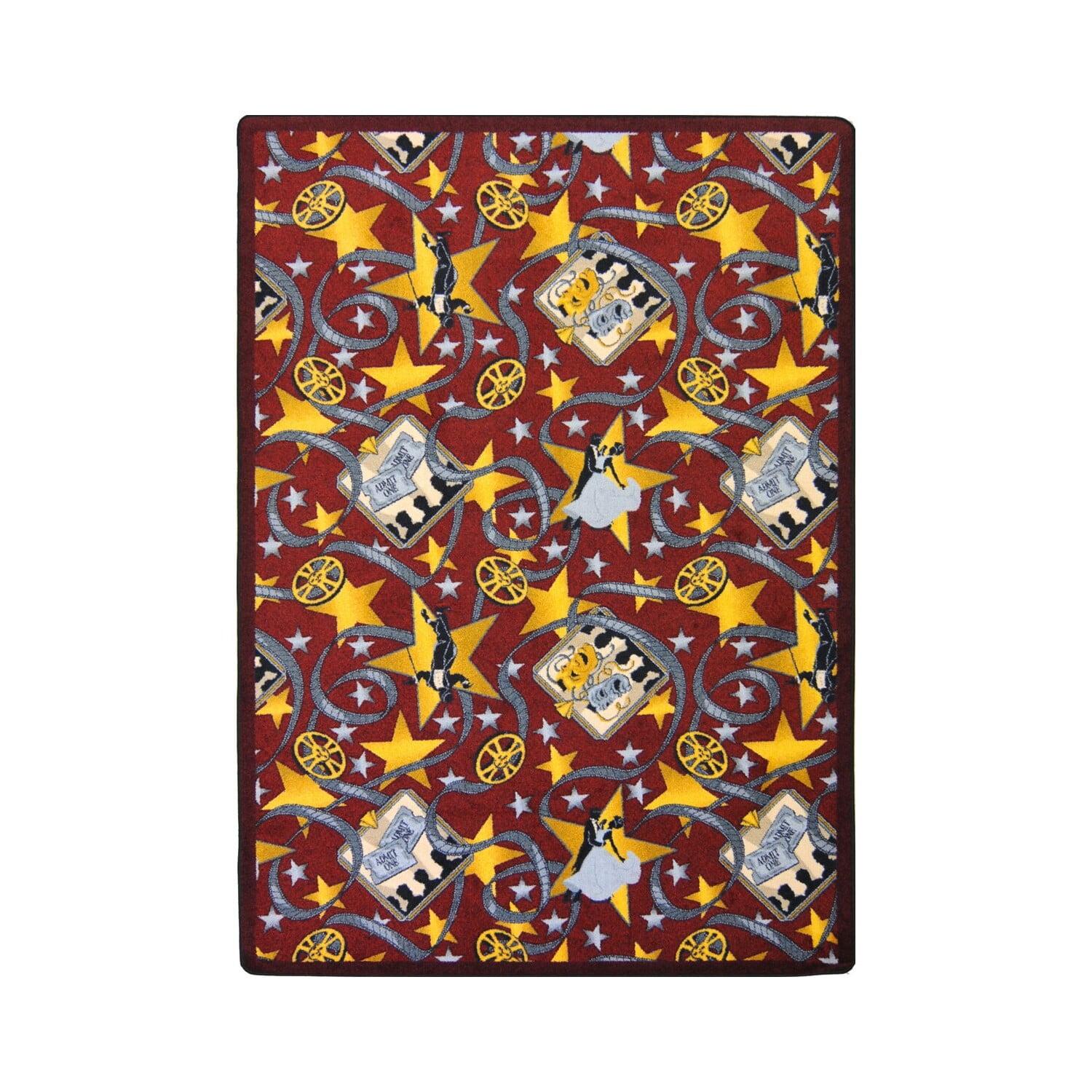 Joy Carpets Gaming and Entertainment Silver Screen by Joy Carpets Area Rug