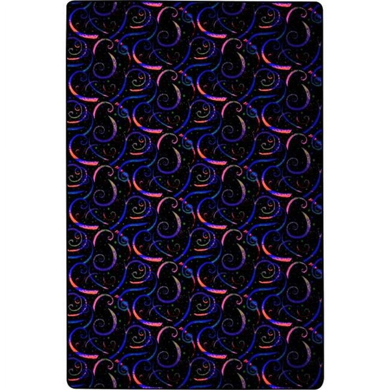 Joy Carpets 455R 12 x 6 ft. Neon Lights Rectangle Dynamo Fluorescent Area Rug  Multicolor