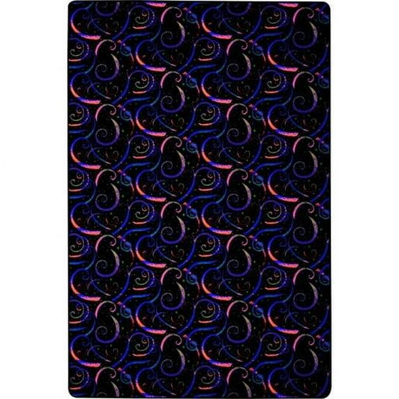 Joy Carpets 455R 12 x 6 ft. Neon Lights Rectangle Dynamo Fluorescent Area Rug  Multicolor