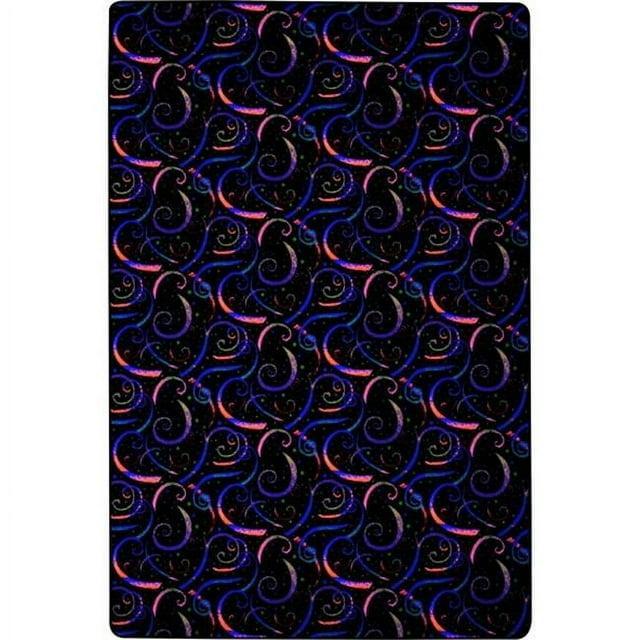Joy Carpets 455R 12 x 6 ft. Neon Lights Rectangle Dynamo Fluorescent Area Rug  Multicolor