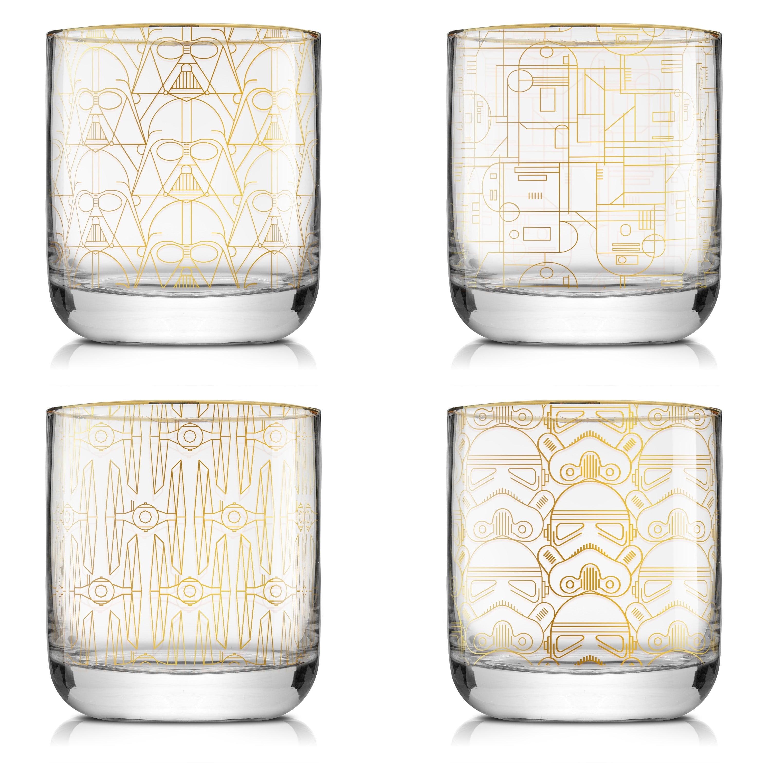 JoyJolt Star Wars 10oz. Whiskey Glass Set