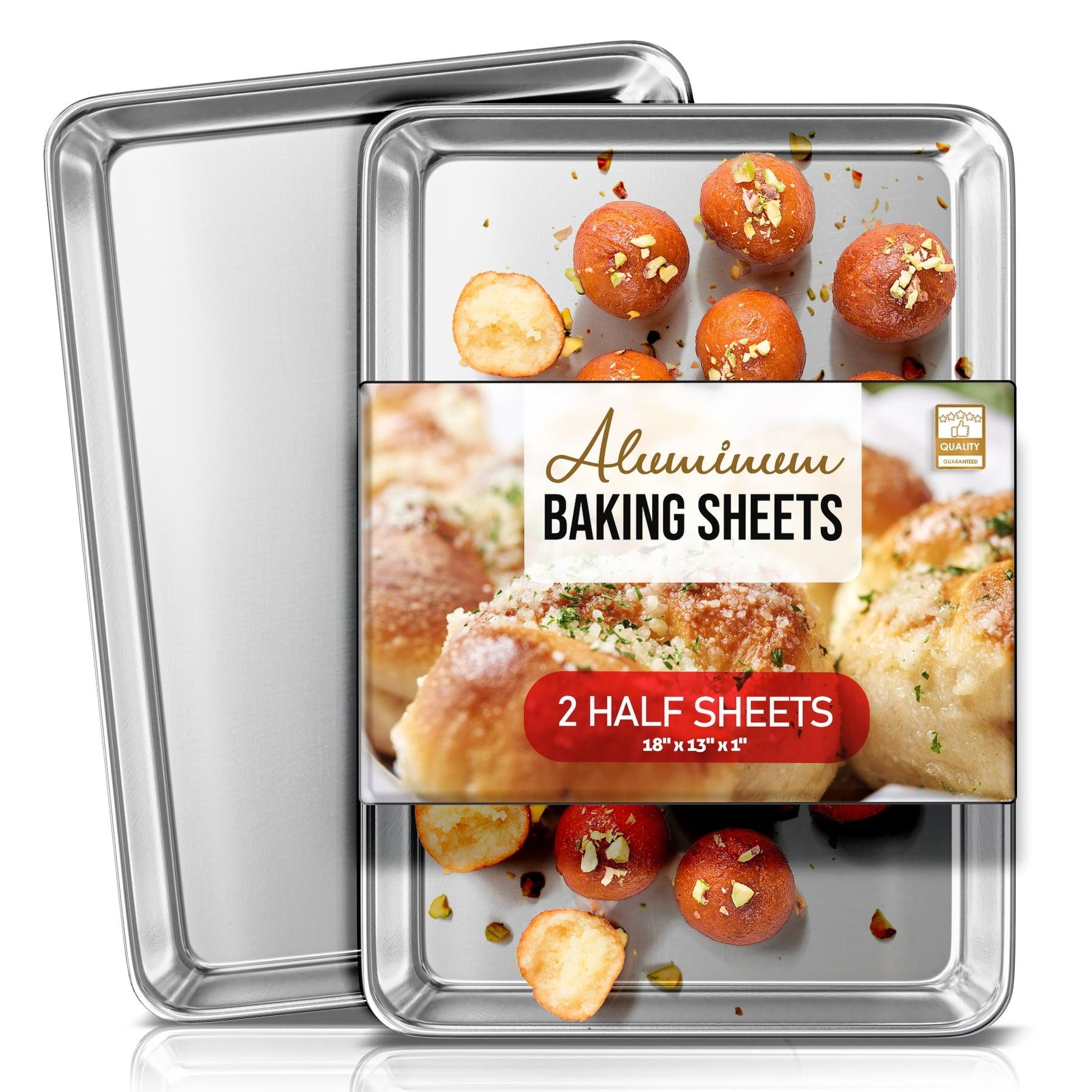 JoyTable Aluminum Non-Stick Half Sheet Pan Set