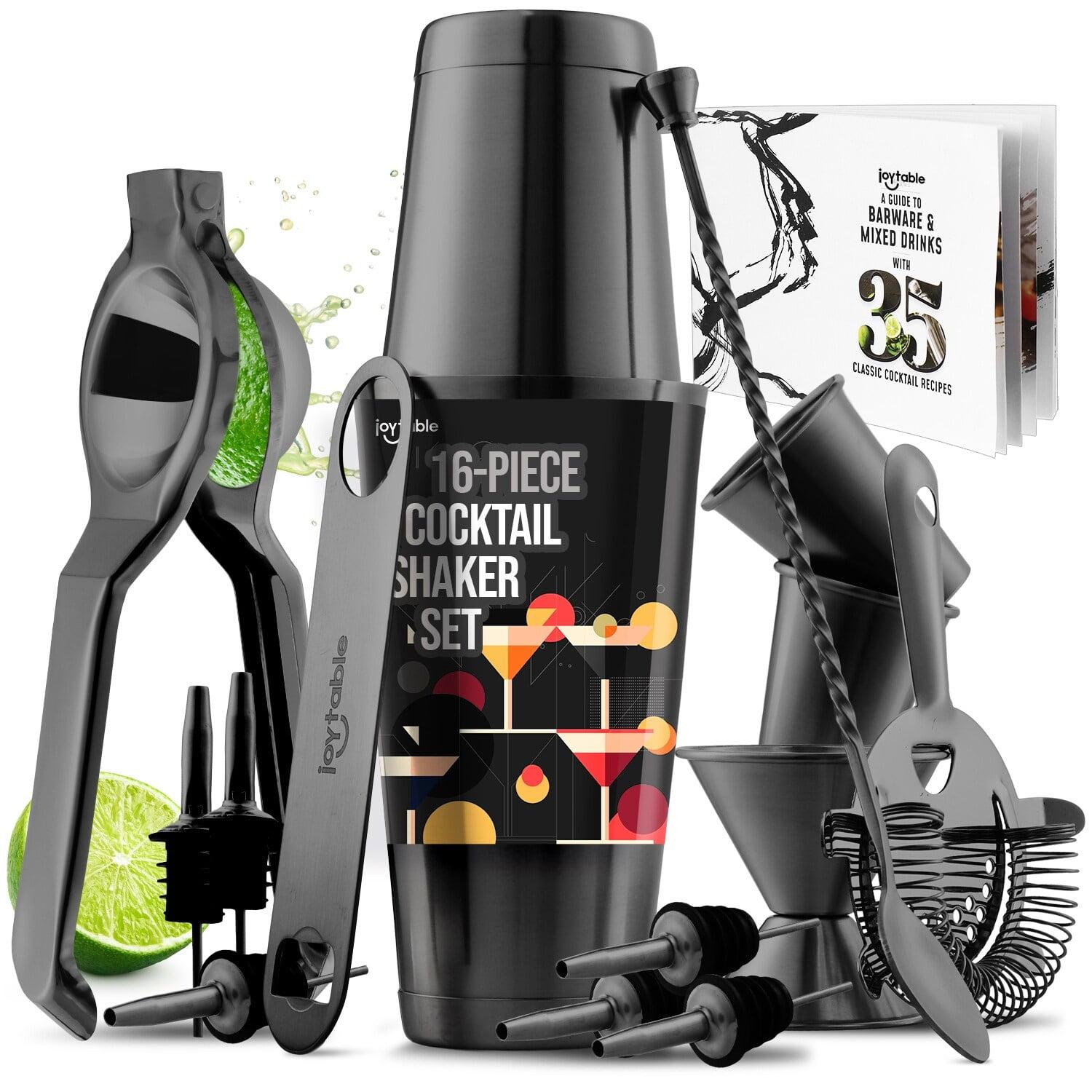 Joytable Joytable Stainless Steel Cocktail Shaker Bar Set