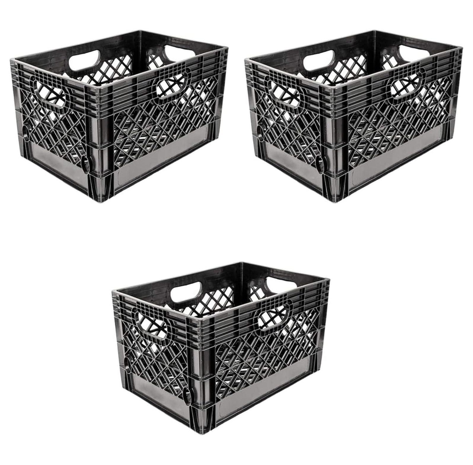 Juggernaut Storage Stackable Storage Crate with Handles