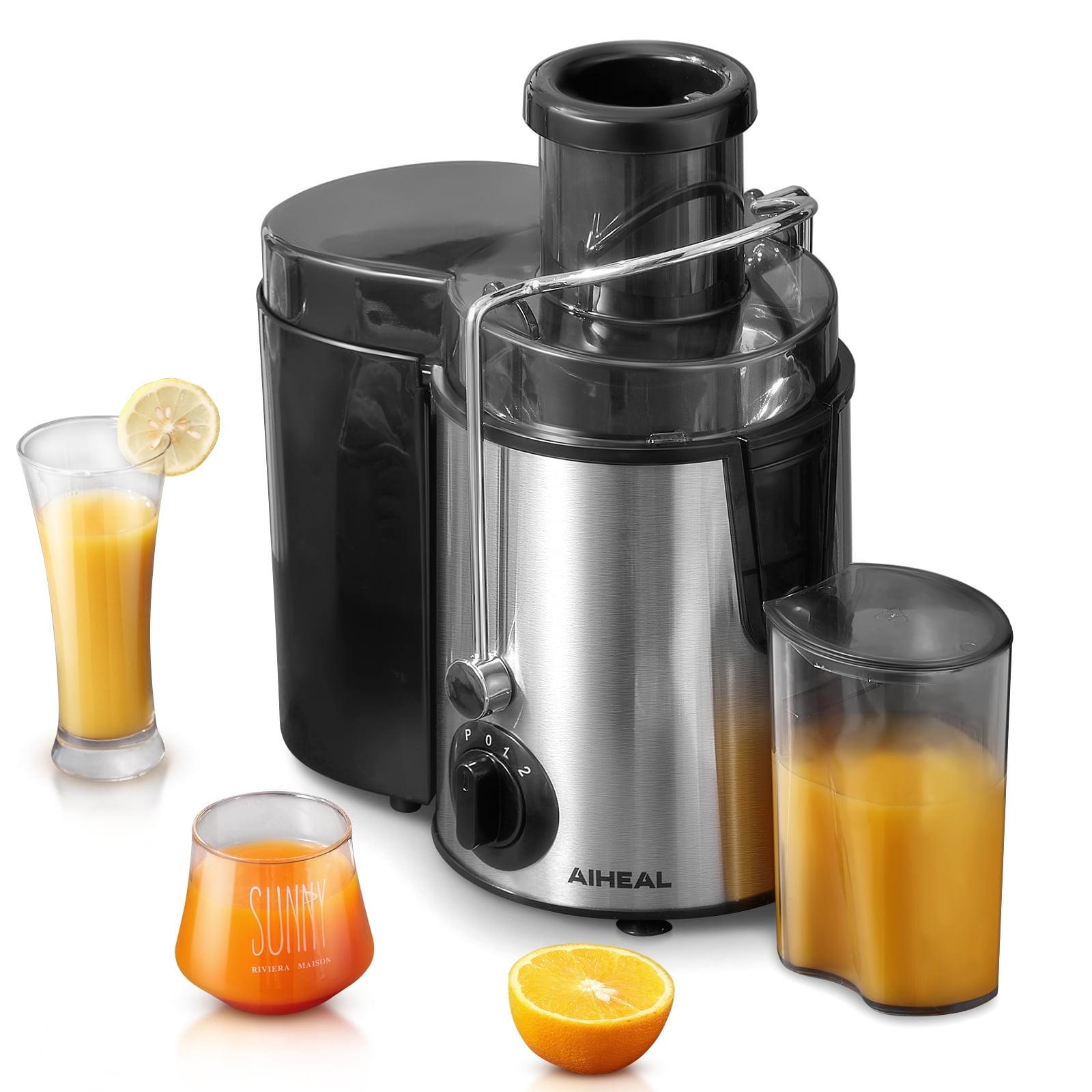 Aiheal Juicer Machines Upgraded 400W Motor,Cleaning Brush and Recipe Included with 3 Speed Control