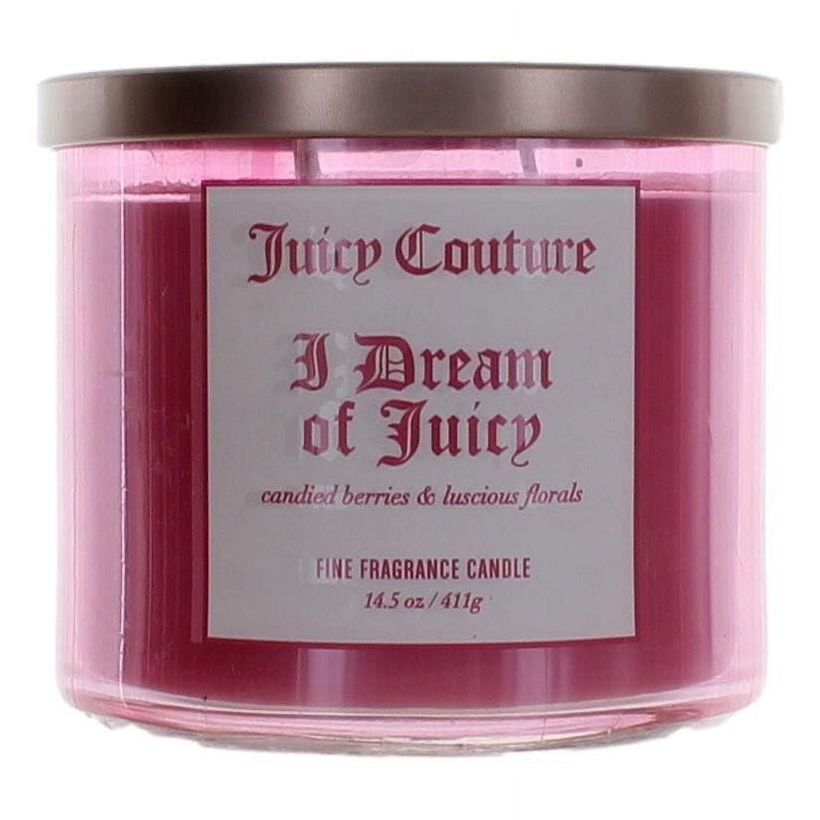 Juicy Couture Pink Soy Wax 3-Wick Scented Candle 14.5 oz