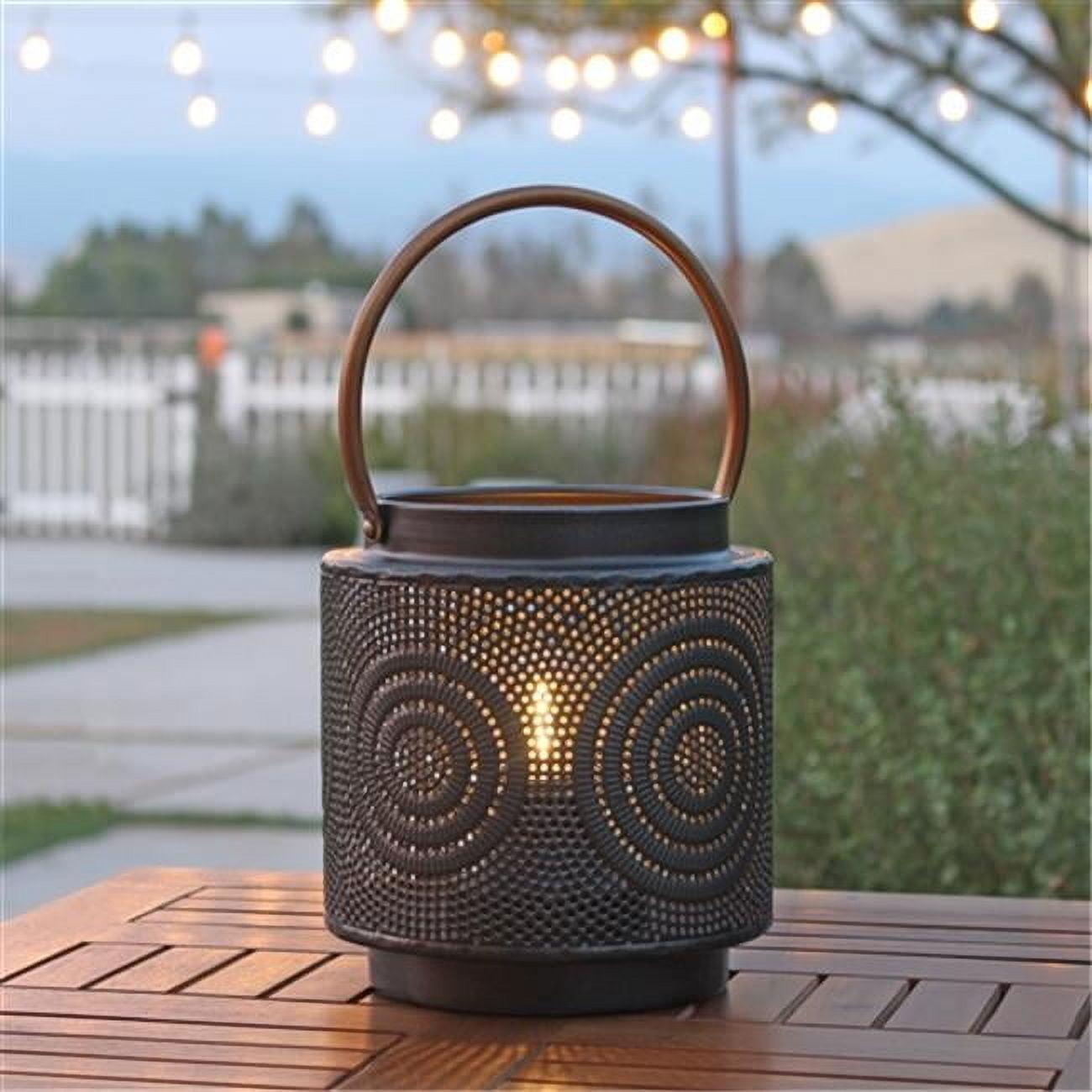 Julissa Round Outdoor Modern Lantern with Bulb