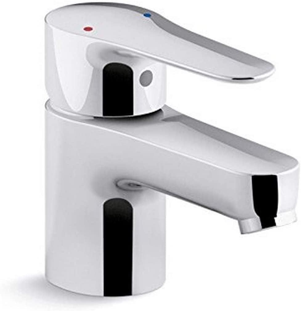 July Polished Chrome Single-Handle Low-Arc Commercial Faucet