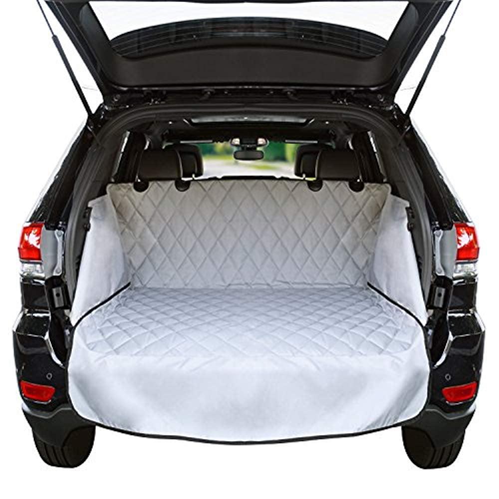 Large White Waterproof Pet Cargo Liner with Side Walls