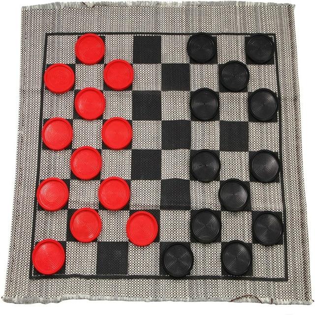 Jumbo Checker Rug Game