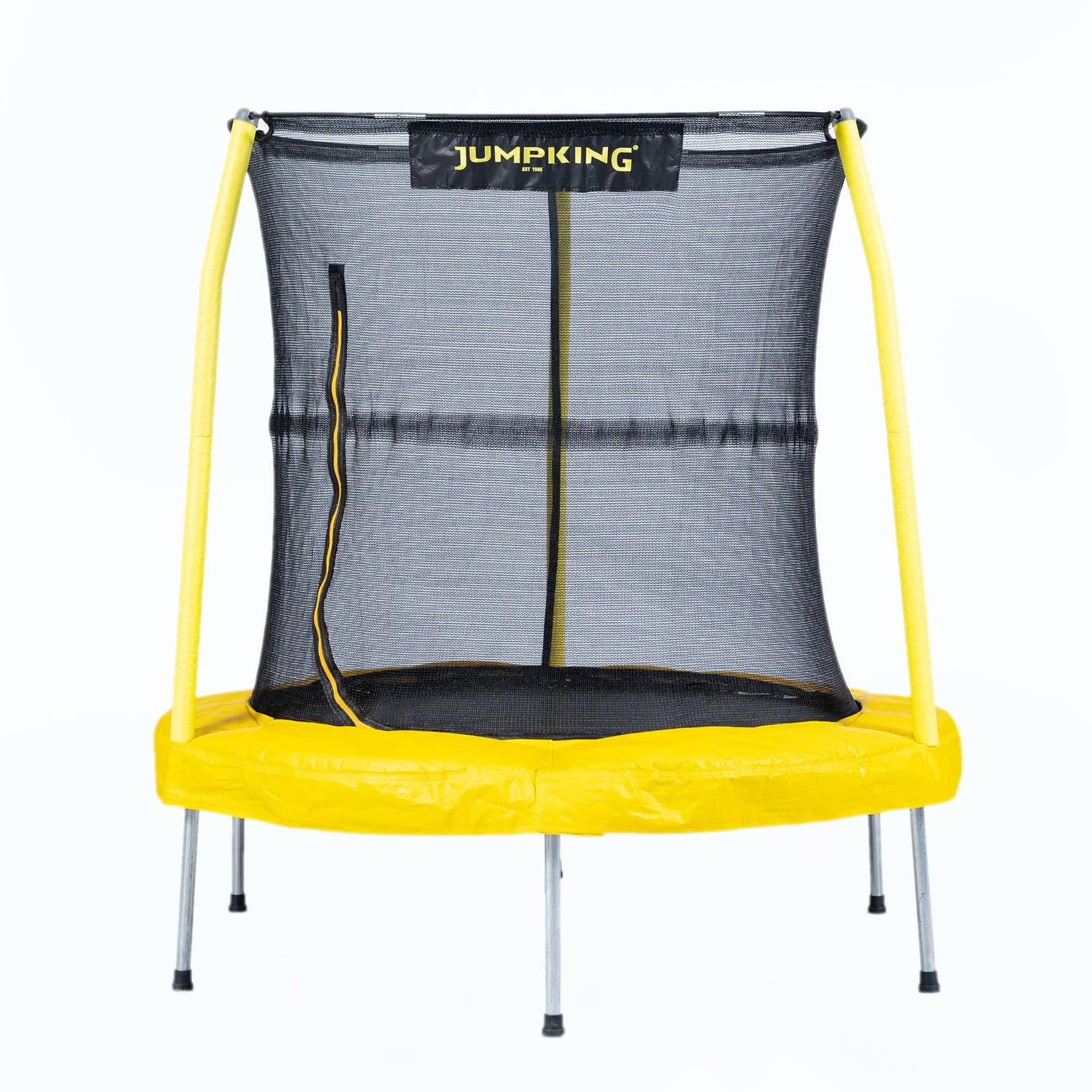 JumpKing 55-inch Yellow and Black Toddler Trampoline with Safety Net