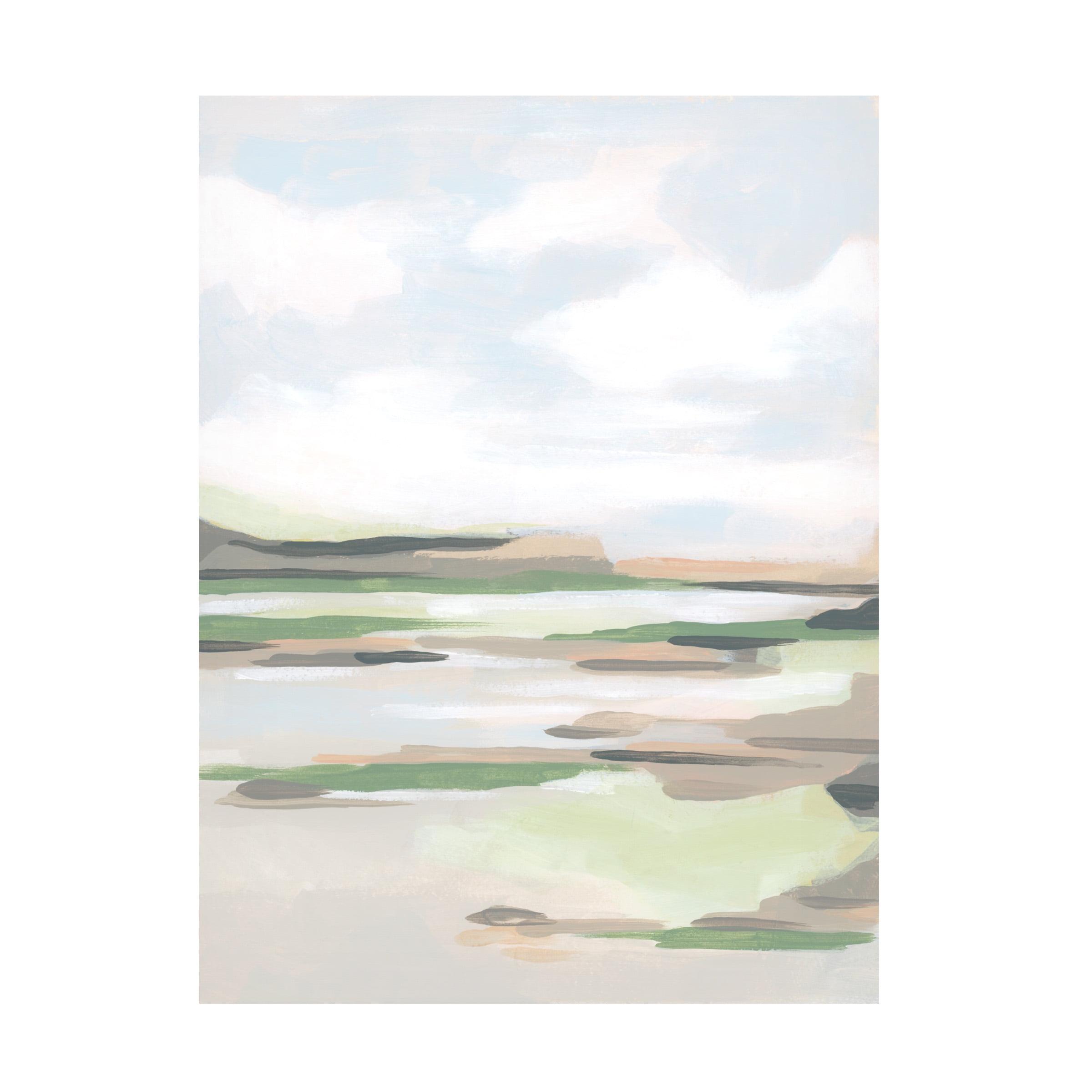 Mesa Verde I Abstract Landscape Canvas Art in Soft Hues