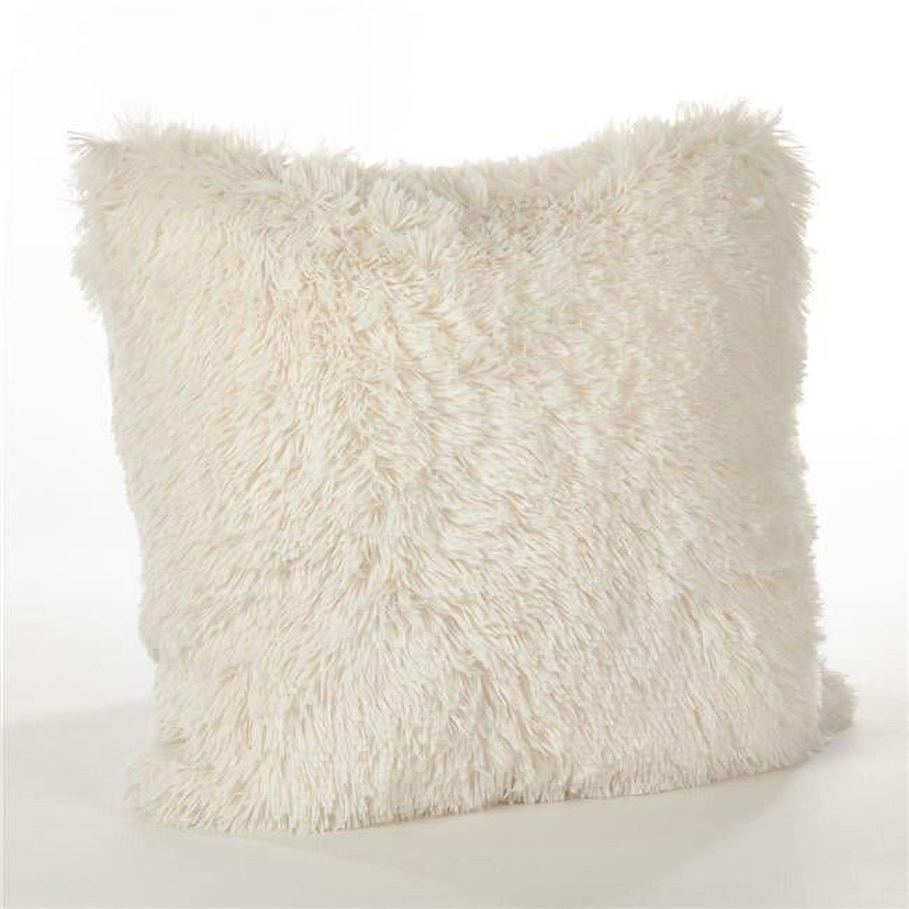 Classic Down-Filled with Faux Fur Design Throw Pillow - Saro Lifestyle