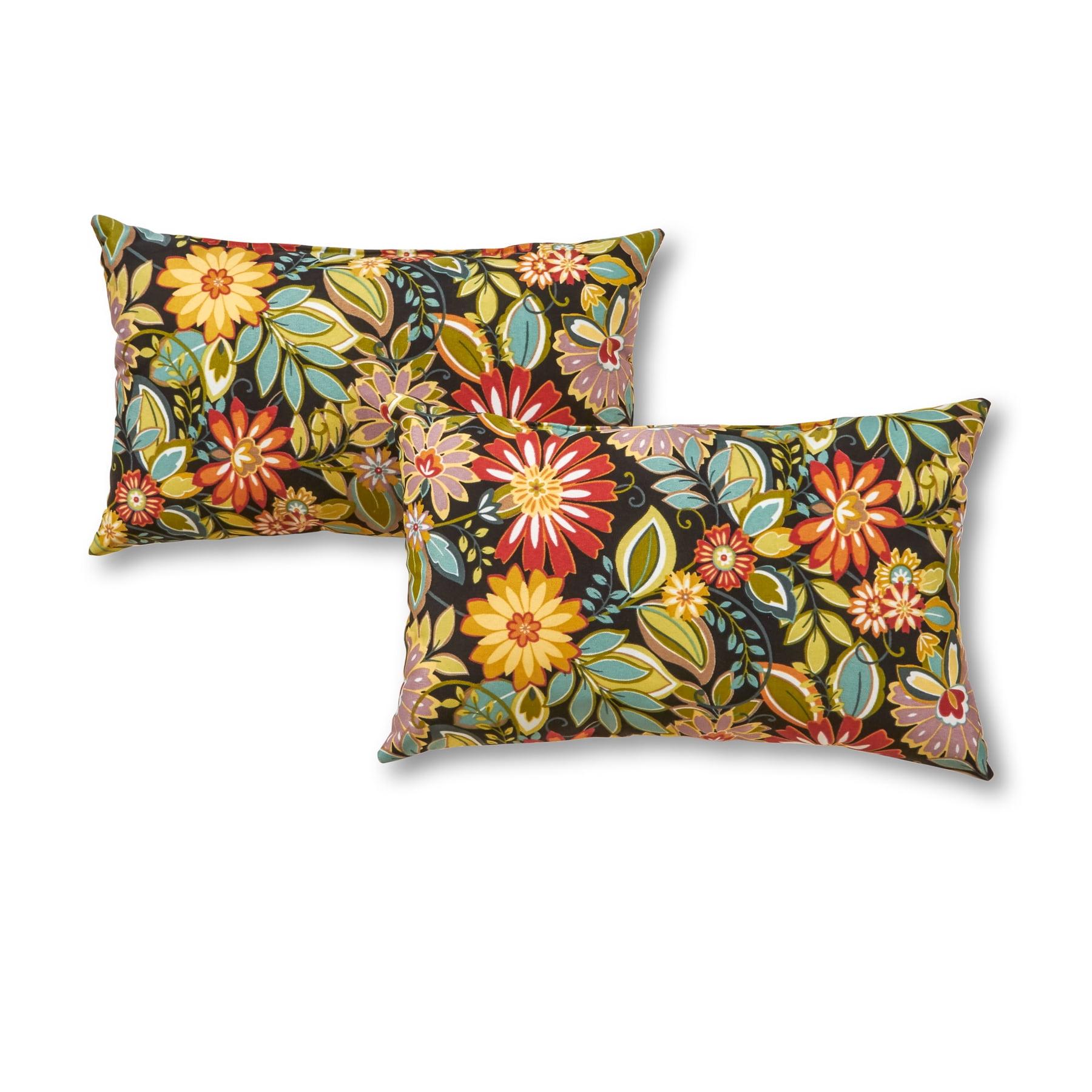 Indoor/Outdoor Reversible Throw Pillow