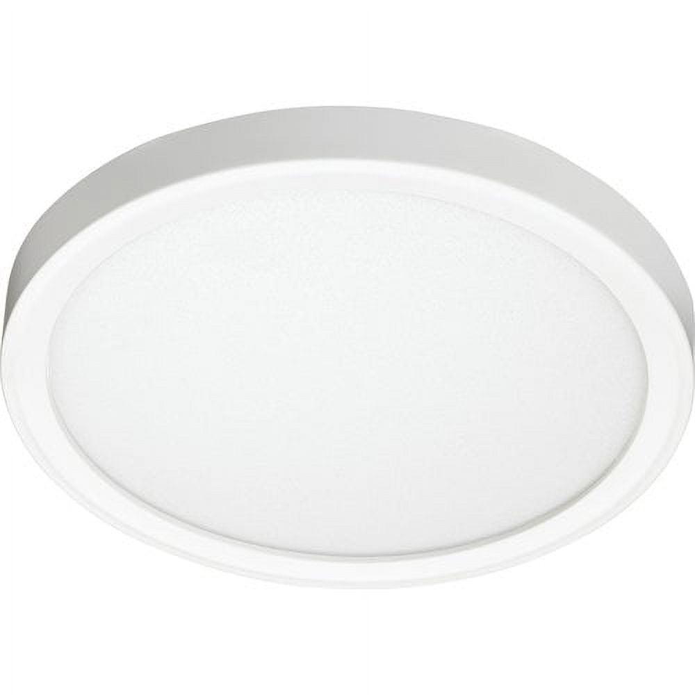 Sleek White 7" LED Round Flush Mount Ceiling Light, Energy Star Certified