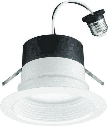 E-Series 4" Switchable White LED Downlight in Brushed Nickel