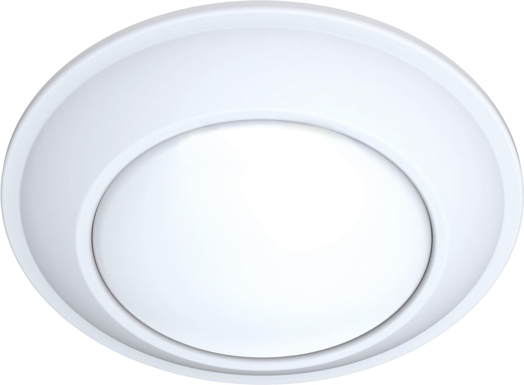 4'' Matte White Aluminum LED Recessed Lighting Kit