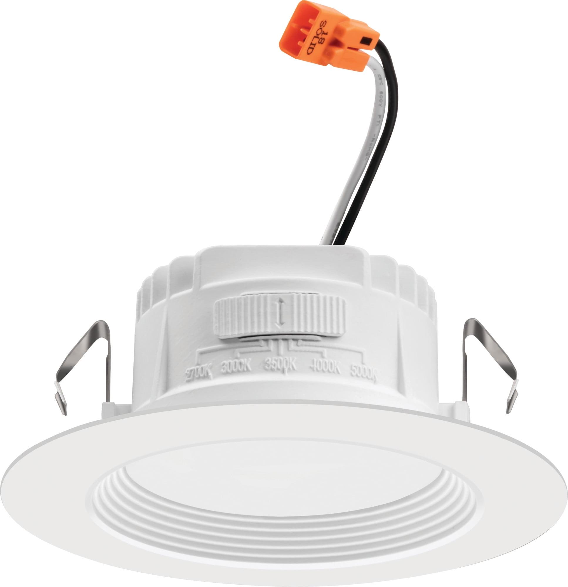 4'' Selectable Color Temperature Dimmable Air-Tight LED Retrofit Recessed Lighting Kit