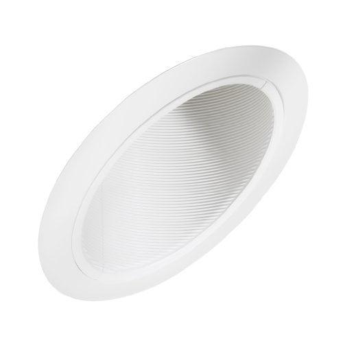 Juno Lighting RcssdDwnltTrim,6in,Wht/Wht,Baffle,Srs604 604 WWH