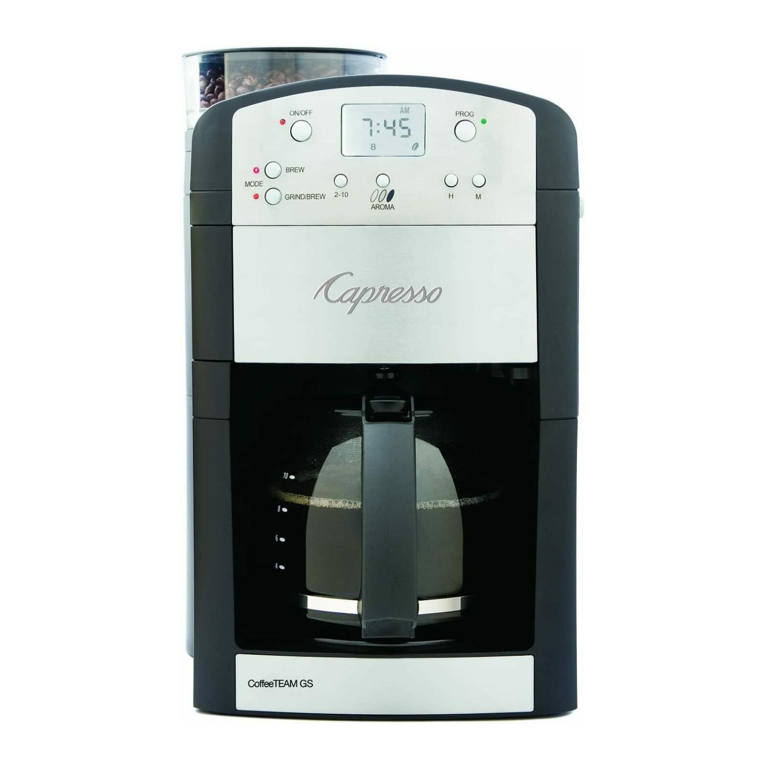 Capresso CoffeeTEAM GS Grind & Brew Coffee Maker